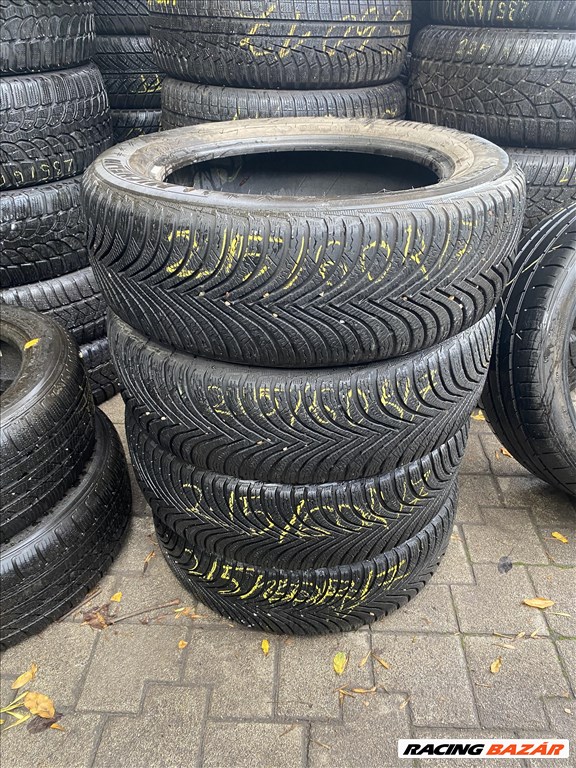  215/6017" újszerű Michelin Alpin 5 téli gumi 4db 1. kép