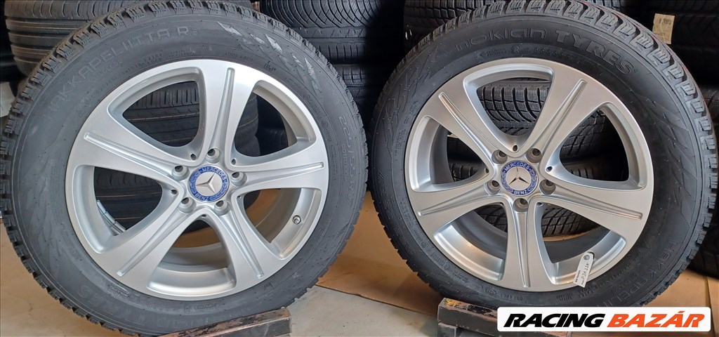 Új! Mercedes W213 5x112 7,5x17 225/55 R17 téli gumikkal 4db 4. kép