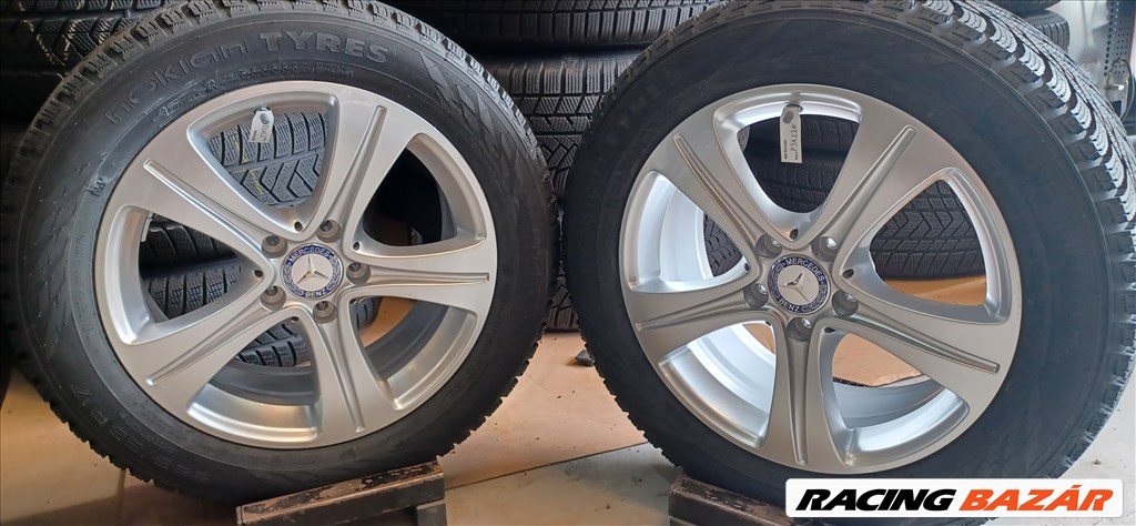 Új! Mercedes W213 5x112 7,5x17 225/55 R17 téli gumikkal 4db 5. kép