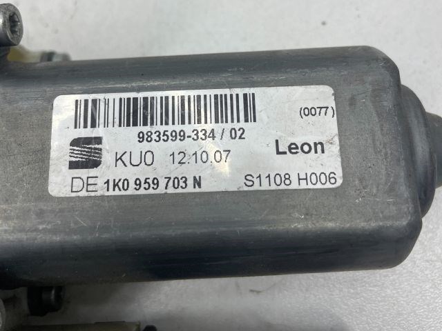 SEAT LEON (1P1) Bal hátsó Ablakemelő Motor 3. kép