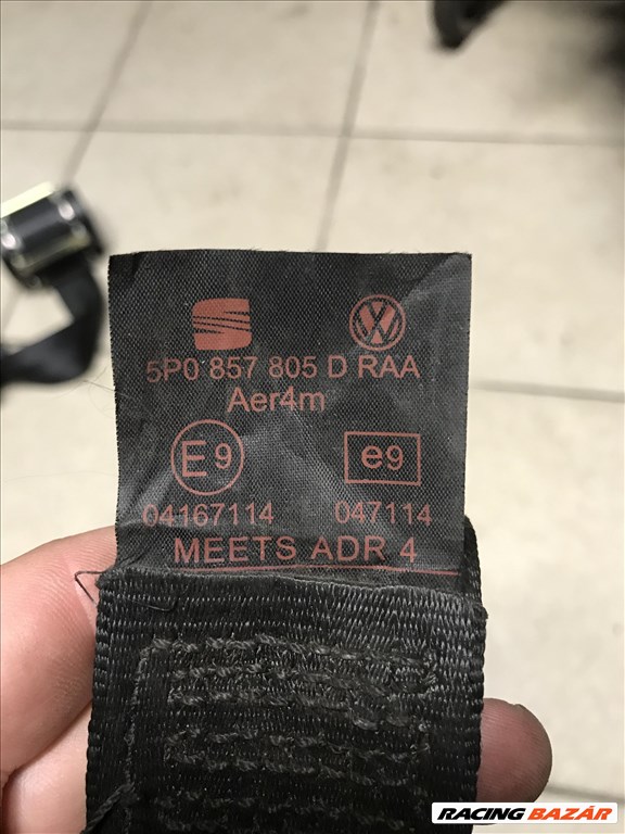 Seat Altea 5P - hátsó biztonsági öv - bal 5p0857805d 2. kép