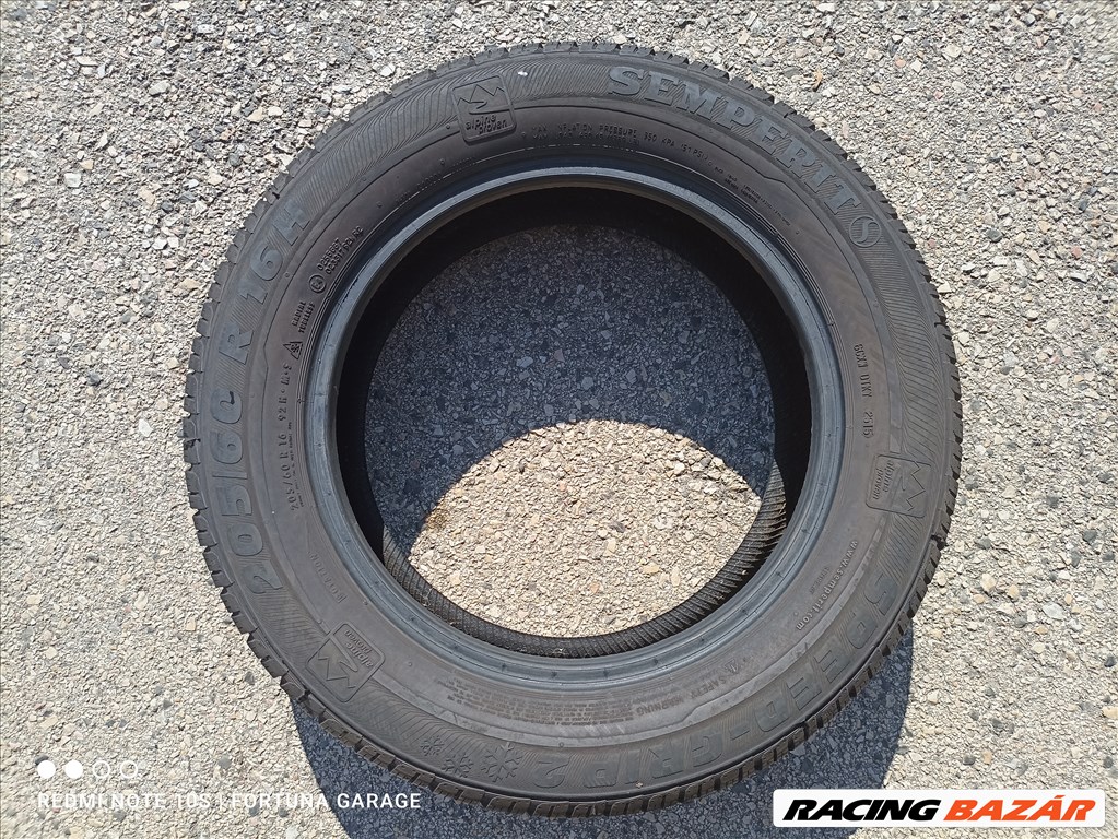 205/60 R16" Semperit használt téli gumik 3. kép