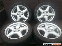 Mitsubishi,Nissan,Smart 4x114,3 lyukosztásu alufelni, rajta 195/50R15 téli gumi 