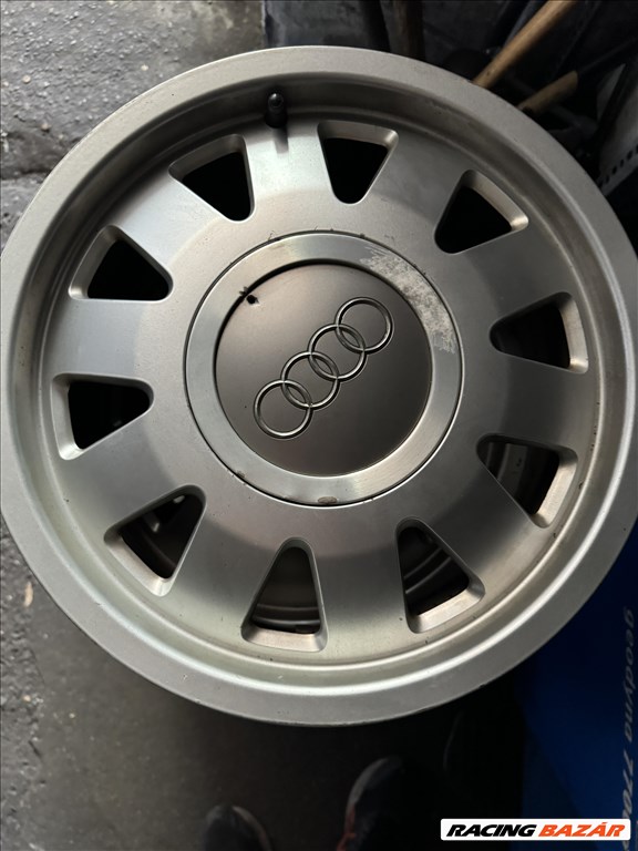 Audi A4 gyári 6X15-ös 5X112-es ET45 könnyűfém felni garnitura eladó 3. kép