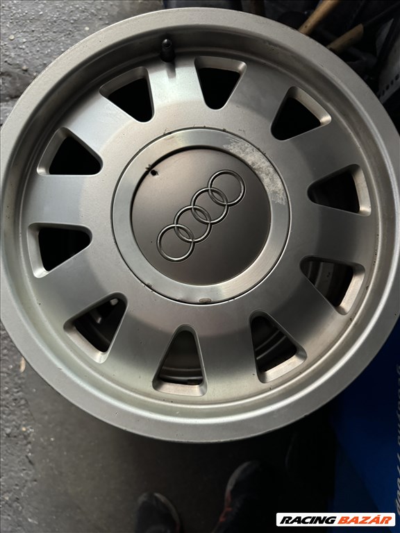 Audi A4 gyári 6X15-ös 5X112-es ET45 könnyűfém felni garnitura eladó 4. kép