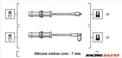 MAGNETI MARELLI 941318111152 - gyújtókábel szett SUBARU