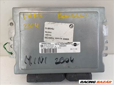 502964 Mini Cooper 2004, Motorvezérlő, S122237002 A, 7545789-01, Siemens.