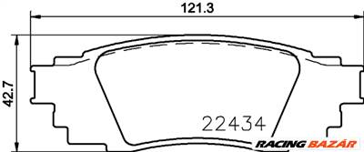 BREMBO P 83 160 - fékbetét LEXUS SUZUKI TOYOTA TOYOTA (FAW) TOYOTA (GAC)