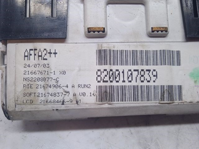 RENAULT MEGANE II Multifunkciós Kijelző 3. kép