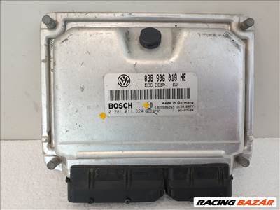 502857 Skoda Fabia 2005, Motorvezérlő, Ecu, 038906019NE, 0281011824 Bosch
