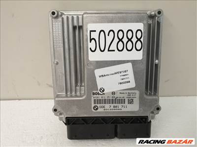 502888 Bmw 3 as, E90, 2006, Motorvezérlő, Ecu, 7801711, 0281013251, Bosch