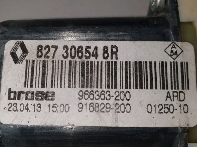 RENAULT FLUENCE (L30_) Jobb hátsó Ablakemelő Motor 3. kép