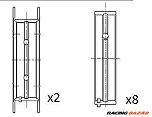 FAI AutoParts BM1053-STD - főtengelycsapágy DAEWOO FIAT OPEL VAUXHALL