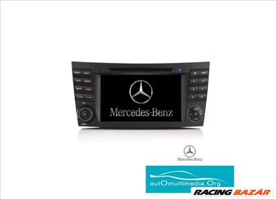 Mercedes E-Class CarPlay W211 CLS Class W219 G-Class W463 Multimédia, GPS, Tolatókamerával!