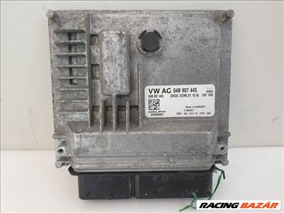 502961 VW Polo 2016, Motorvezérlő, Ecu, 28459901, 04B907445, Delphi.
