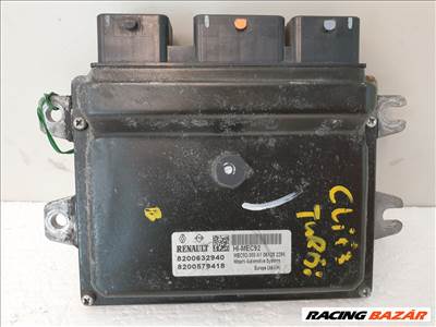 502886 Renault Clio 3, 2007, Motorvezérlő, Ecu, 8200632940, Mec92-350, Hitachi