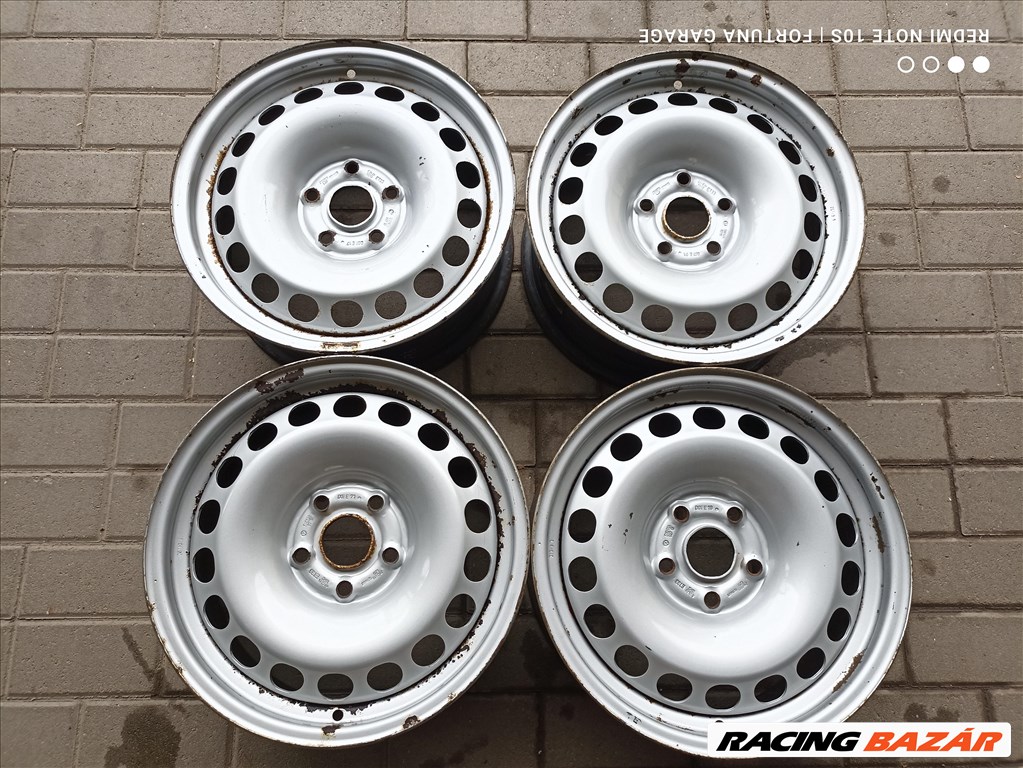 5x112 16" Volkswagen használt lemezfelni garnitúra (R470) 1. kép