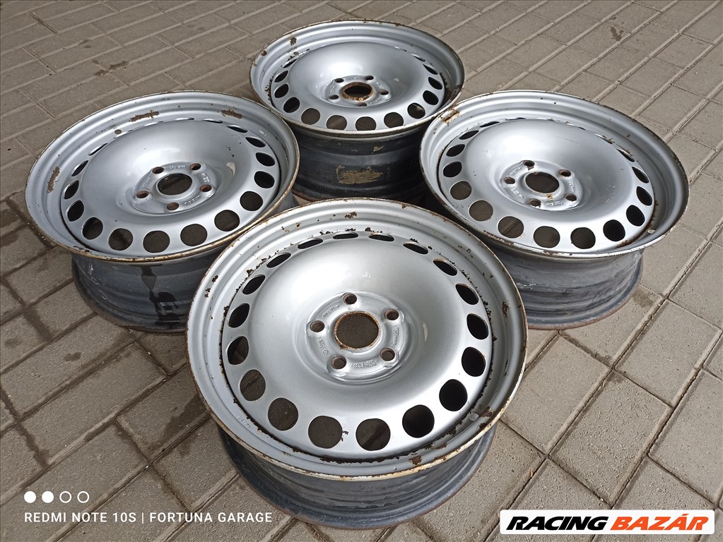 5x112 16" Volkswagen használt lemezfelni garnitúra (R470) 2. kép