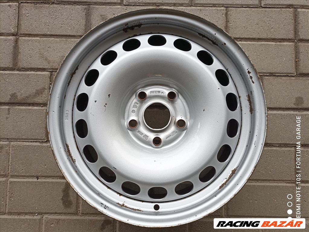 5x112 16" Volkswagen használt lemezfelni garnitúra (R470) 3. kép