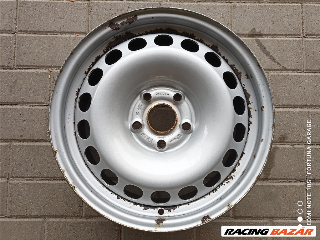5x112 16" Volkswagen használt lemezfelni garnitúra (R470) 4. kép