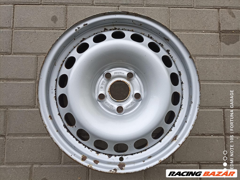 5x112 16" Volkswagen használt lemezfelni garnitúra (R470) 5. kép