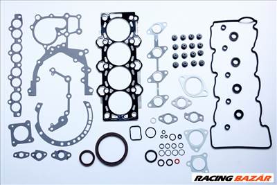 HK12436) ÚJ KOMPLETT MOTOR TÖMÍTÉS GARNITÚRA SZETT - Kia Ceed 06-10, Carens 02-06 - 1,6 dízel - KSR8210270, 2091027B00 Made in Korea