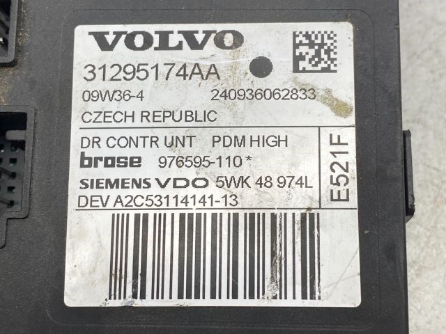 VOLVO C30 Jobb első Ablakemelő Motor 3. kép