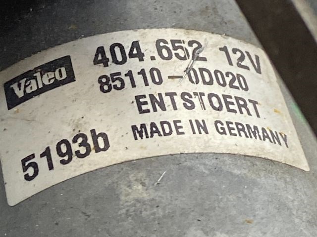 TOYOTA YARIS (SCP1_, NLP1_, NCP1_) Első Ablaktörlő Szerkezet Motorral 5. kép