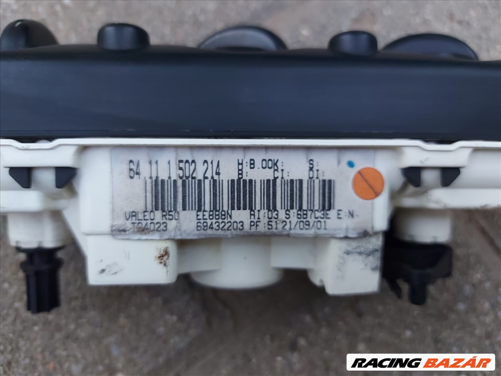 Mini Cooper R50/R53 klímapanel, fűtéskapcsoló  64111502214 3. kép