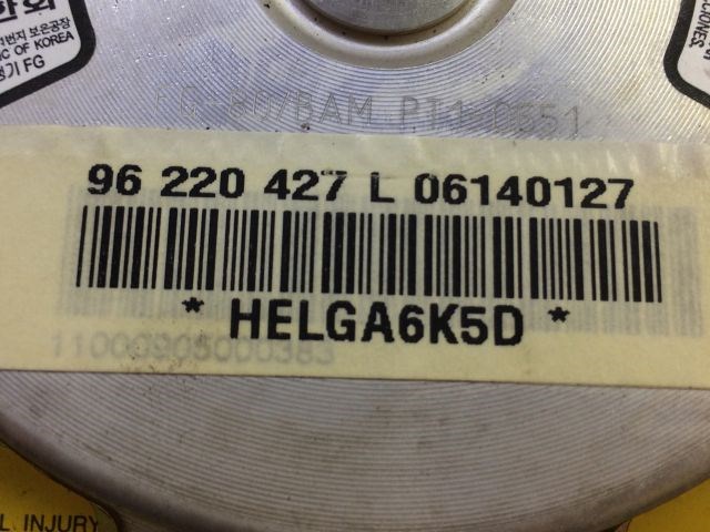 DAEWOO LANOS (KLAT) Kormánylégzsák 3. kép