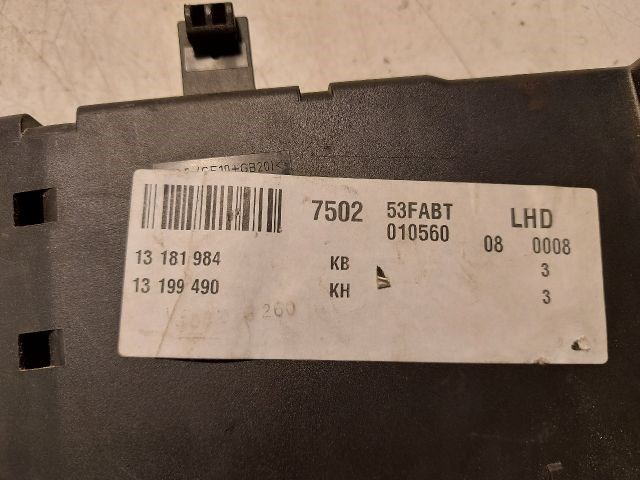 OPEL SIGNUM Biztosítéktábla Doboz 6. kép