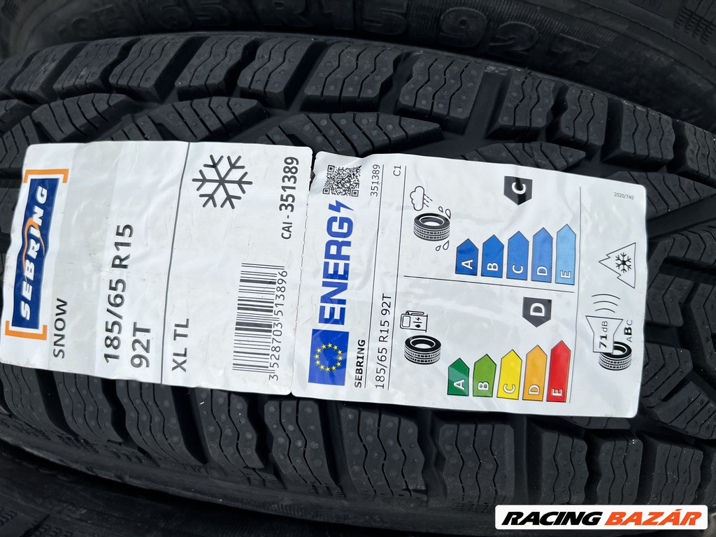 185/65 R15 Sebring Snow 92T ÚJ téli gumi 1 év kátyú garanciával 2. kép