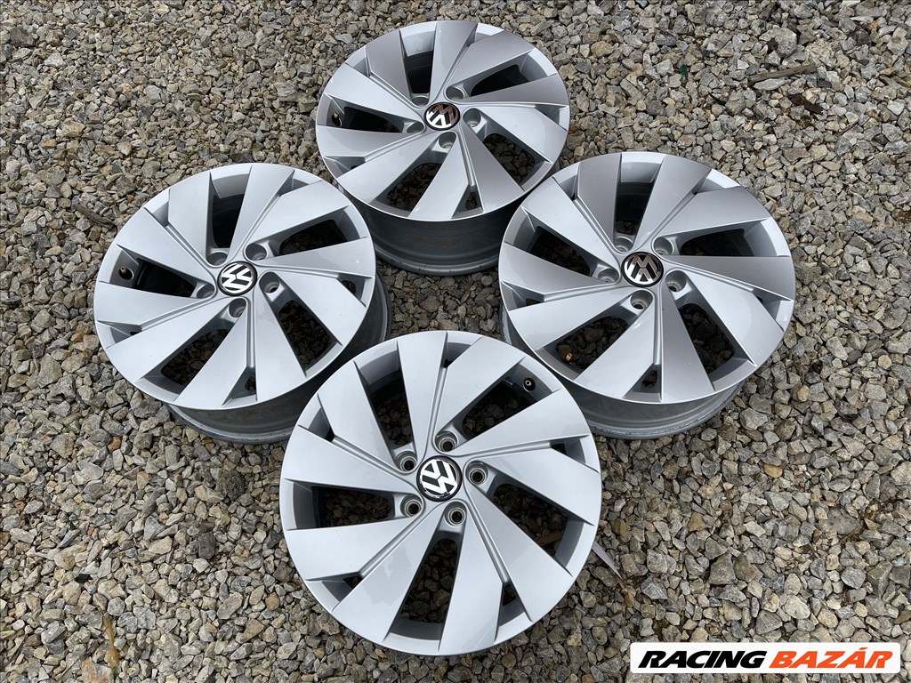   17"-es,5x112-es újszerű gyári VW alufelni 3. kép