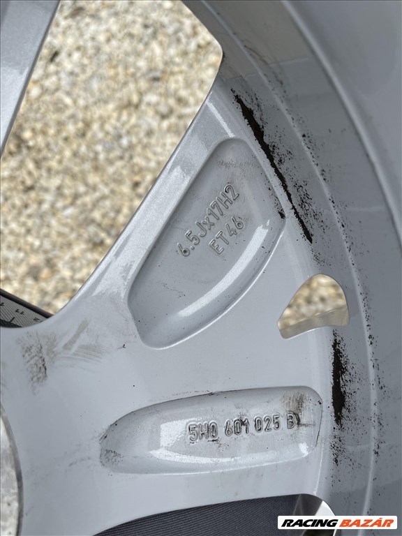  17"-es,5x112-es újszerű gyári VW alufelni 5. kép