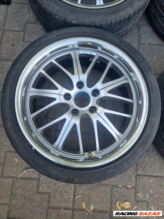  5x114.3 lyukosztású 18" újszerű Advanti alufelni, rajta 225/40 használt Goodyear nyári gumi 4db 2. kép