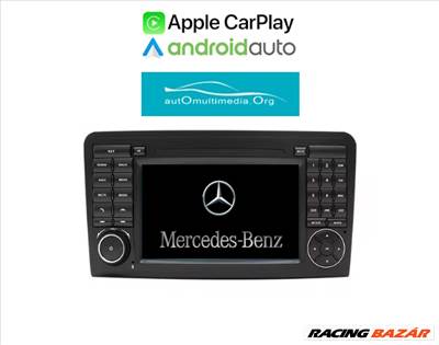 Mercedes Benz ML CarPlay Multimédia Android GPS Rádió Tolatókamerával
