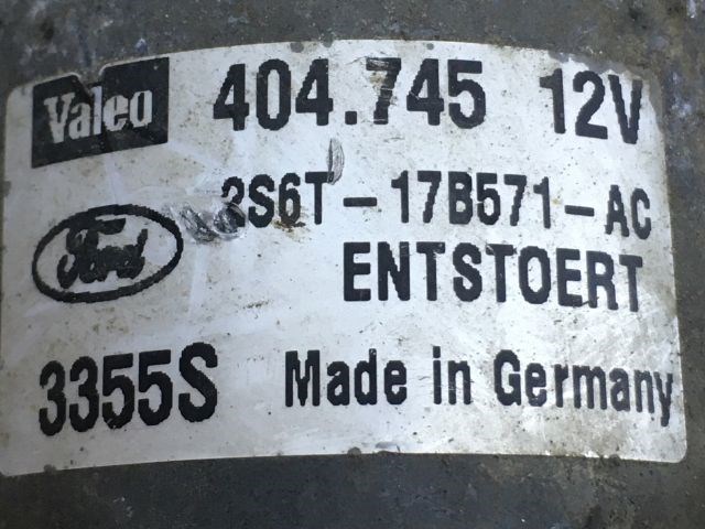 FORD FIESTA V (JH_, JD_) Első Ablaktörlő Szerkezet Motorral 6. kép