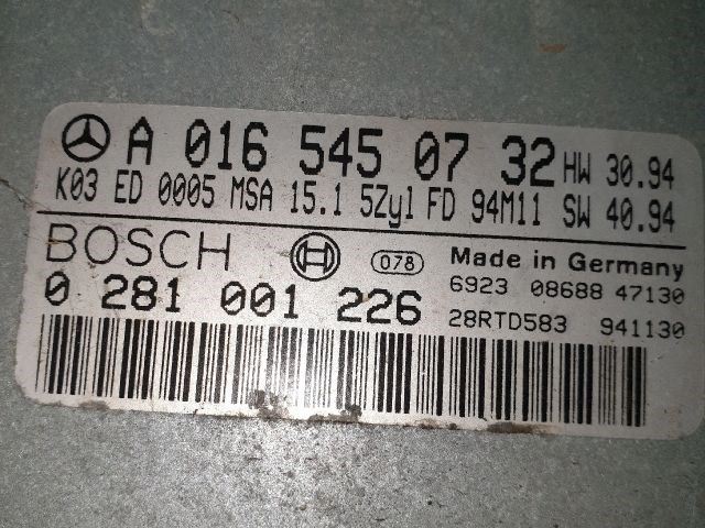 MERCEDES-BENZ C-CLASS (W202) Motorvezérlő 3. kép