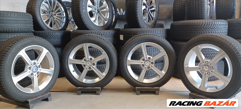 Mercedes W177 A B CLA 5x112 6,5x17 205/55 R17 téli gumikkal 4db.8-9mm 6. kép