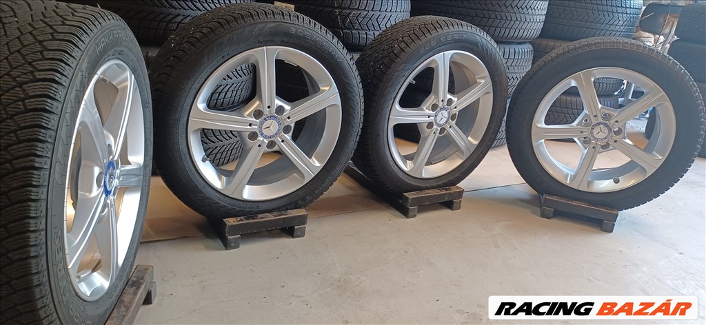 Mercedes W177 A B CLA 5x112 6,5x17 205/55 R17 téli gumikkal 4db.8-9mm 8. kép