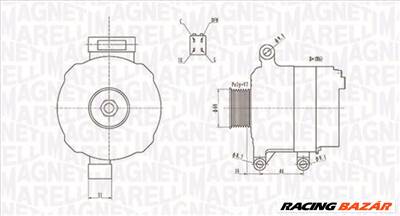 MAGNETI MARELLI 063731728010 - generátor HONDA