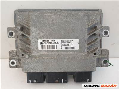 502954 Renault Clio 3, 2010, Motorvezérlő, Ecu, S120200105A, 8200522357 Siemens.