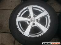  5x105 lyukosztású Opel Astra K alufelni, rajta 195/65R15 újszerű Maxxis téli gumi 