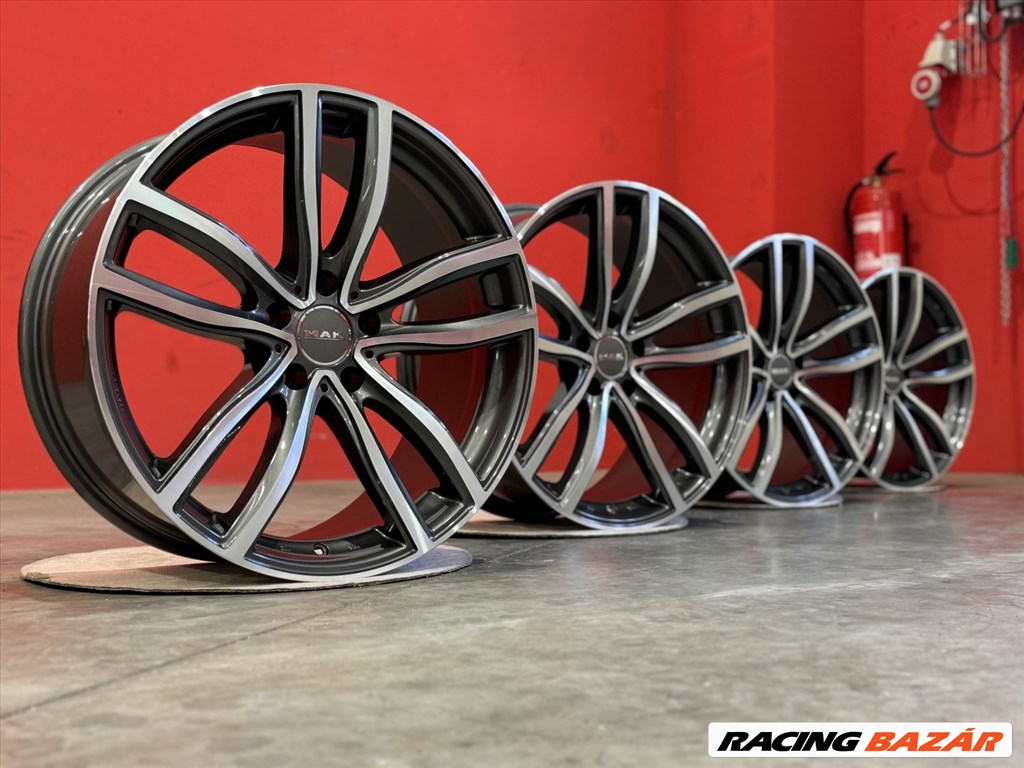 R19 5x112 (66,6) MAK FAHR GUN MET-MIRROR FACE 8.5J ET25 új alufelnik felnik 2. kép
