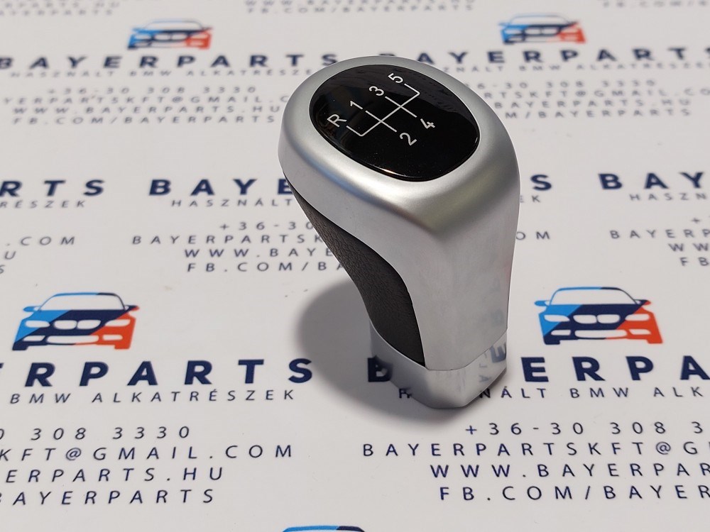 BMW E90 E91 E92 E93 E81 E82 E87 E88 új ezüst váltógomb 5 sebességes 1. kép