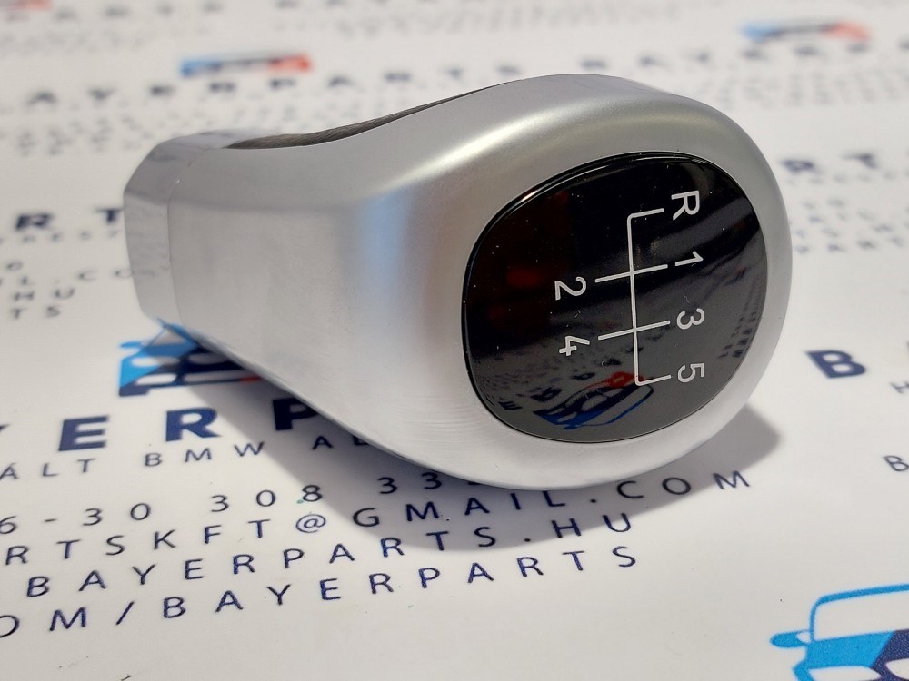 BMW E90 E91 E92 E93 E81 E82 E87 E88 új ezüst váltógomb 5 sebességes 2. kép
