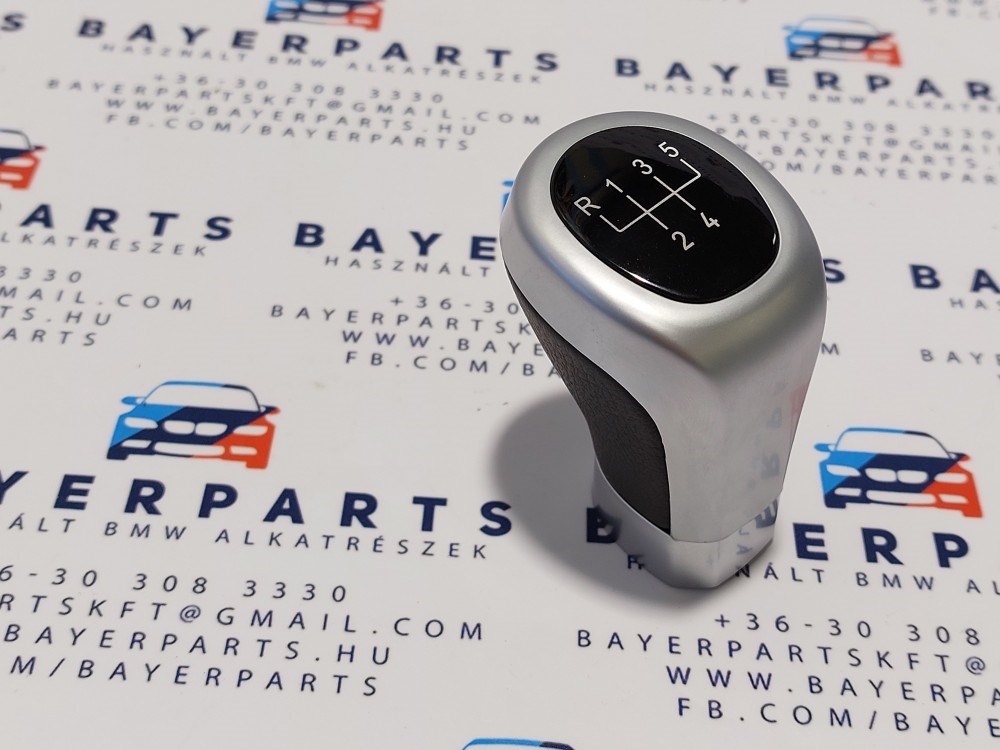 BMW E90 E91 E92 E93 E81 E82 E87 E88 új ezüst váltógomb 5 sebességes 7. kép