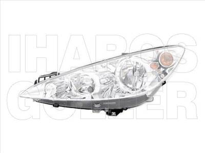 Peugeot RCZ 2010-2012 - Fényszóró H7/H1 bal (motorral) TYC