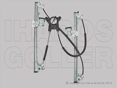 Seat Ibiza 2012-2015 - Ablakemelő motor nélkül, jobb első (5 ajtós)