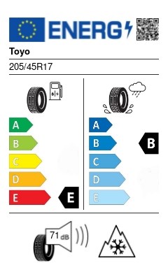 TOYO OBSERVE S944 XL 205/45 R17 88H téli gumi 2. kép